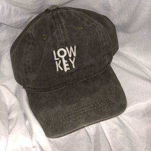 Distressed Black Lowkey Hat